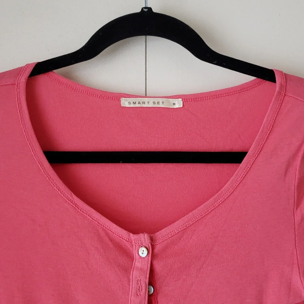 Smartset Button-Up Women's Top - Picture 3 of 6